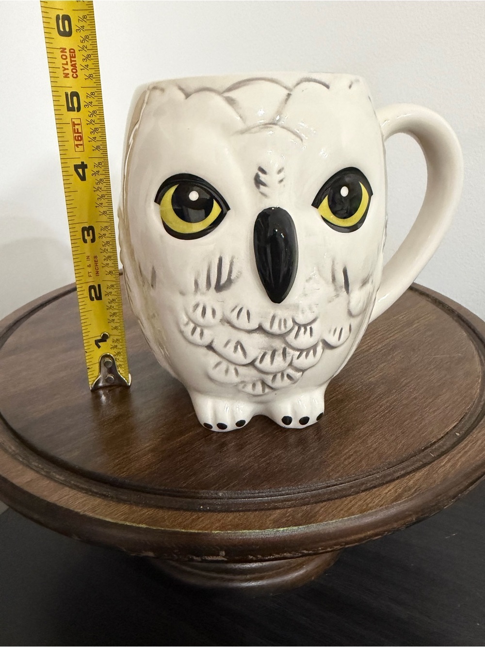 Harry Potter Hedwig Owl 3D Shaped Coffee Mug Ceramic Dolomite Wizarding World - Picture 9 of 10